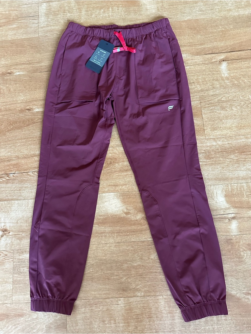 Fabletics Men's The One Jogger β Burgundy / Merlot, Size:M-NWT